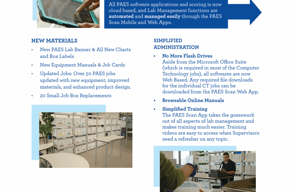 PAES-Upgrade | PAES Lab Upgrade from Work Life Ready